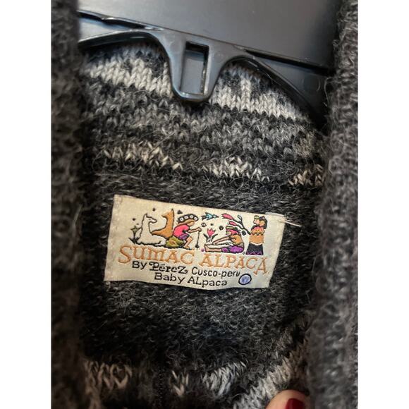 Sumac Alpaca 1/2 zip sweater size L - Picture 3 of 5